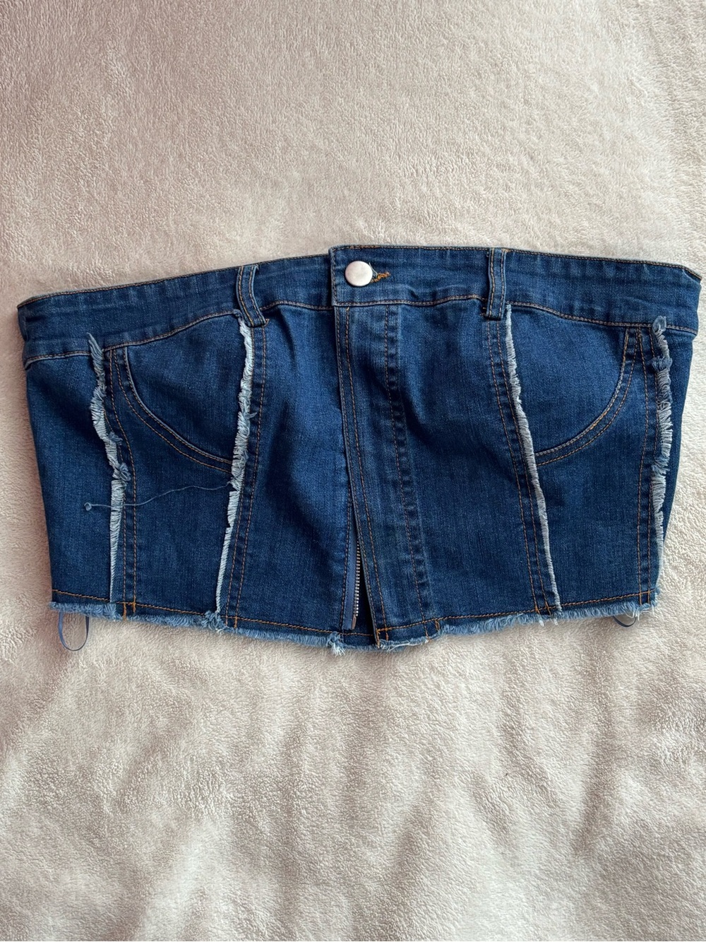 Denim Women's sleeveless top